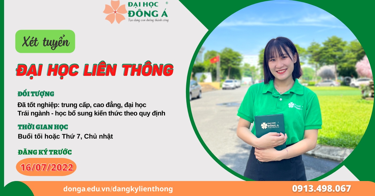 Thông báo xét tuyển Đại học liên thông năm 2022